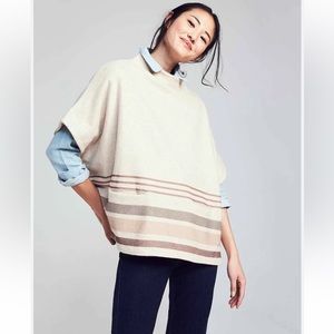 Faherty Park City Poncho in Sundance Serape Sz M/L New w/o tags